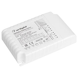 Блок питания ARJ-SP-50-PFC-1-10V-DALI2-PD  (50W, 700-1400mA) (Arlight, IP20 Пластик, 5 лет)