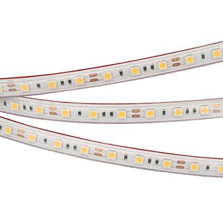 Лента RTW 2-5000PS 12V White6000 2x (5060, 300 LED, LUX) (Arlight, 14.4 Вт/м, IP67)