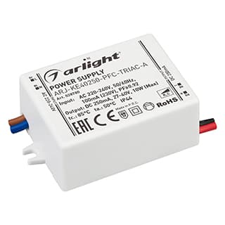Блок питания ARJ-KE40250-PFC-TRIAC-A (10W, 250mA)