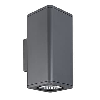Светильник LGD-EVO-WALL-TWIN-S100x100-2x12W Warm3000 (GR, 44 deg, 230V) (Arlight, IP54 Металл, 3 год
