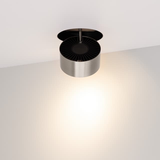 Светильник SP-PLURIO-BUILT-TRIMLESS-R120-9W Warm3000 (BK-NI, 36 deg, 230V) (Arlight, IP20 Металл, 3 