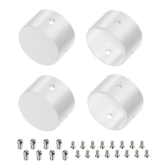 Заглушка WPH-FLEX-D22-360deg WHITE ALU глухая (Arlight, Металл)