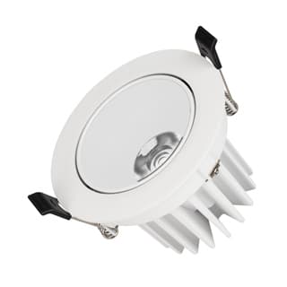 Светильник MS-FORECAST-BUILT-TURN-R102-12W Warm3000 (WH-BK, 32 deg, 230V) (Arlight, IP20 Металл, 5 л