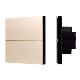 INTELLIGENT ARLIGHT Кнопочная панель SMART-DMX512-801-22-4G-4SC-DIM-IN Gold (230V, 2.4G) (IARL, IP20
