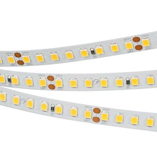 Лента RT-A160-8mm 24V Warm3000 (12 W/m, IP20, 2835, 5m) (Arlight, высок.эфф.150 лм/Вт)