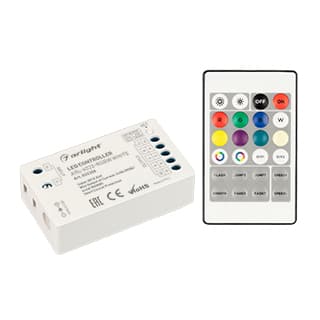 Контроллер ARL-4022-RGBW White (5-24V, 4x4A, ПДУ 24кн, RF)