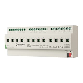 INTELLIGENT ARLIGHT Релейный модуль KNX-7123-82-DRO-DIN (BUS, 12x16A, KNX Secure) (IARL, IP20 Пласти