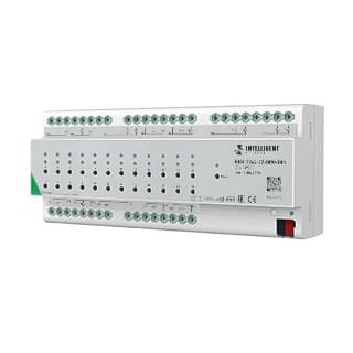 INTELLIGENT ARLIGHT Релейный модуль KNX-7242-72-DRO-DIN Grey (BUS, 24x10A) (IARL, IP20 Пластик, 2 го