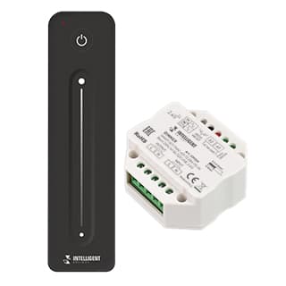 INTELLIGENT ARLIGHT Диммер SMART-SET-TRIAC-601-72-DIM-PD-IN Black (230V, 1x1.5A, ПДУ LINE, 2.4G) (IA