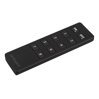 Пульт SMART-R8-DIM (8 зон, 2.4G) (arlight, IP20 Пластик, 5 лет)