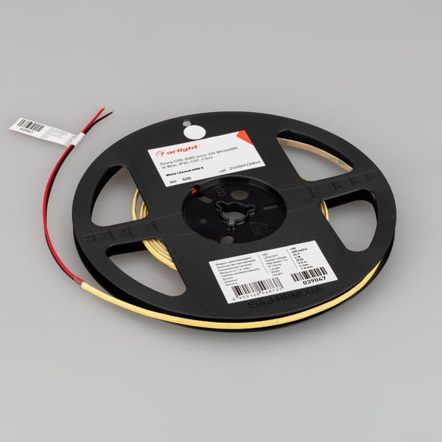 Светодиодная лента COB-X480-4mm 24V White6000 (4 W/m, IP20, CSP, 3.5m)